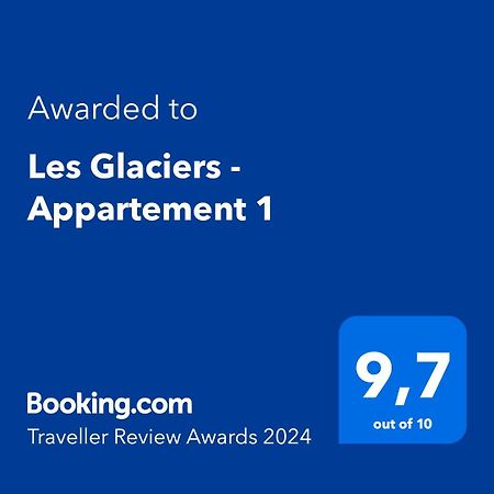 Les Glaciers - Appartement 1 Chamonix Exterior photo